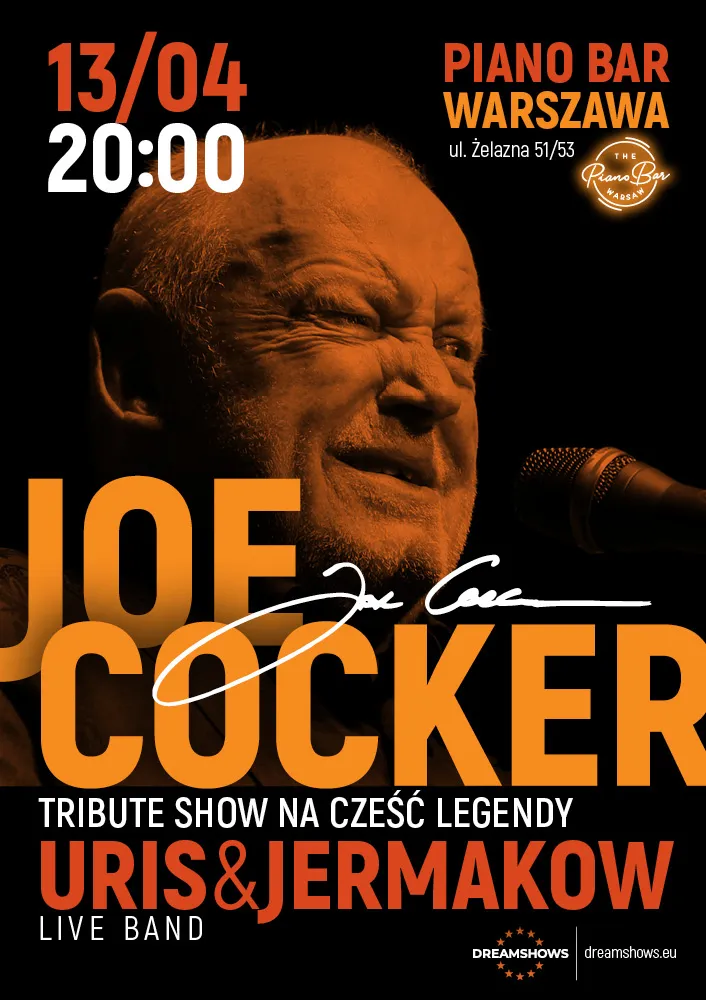 Joe Cocker - Tribute Show, Warszawa, 13 kwietnia 2025